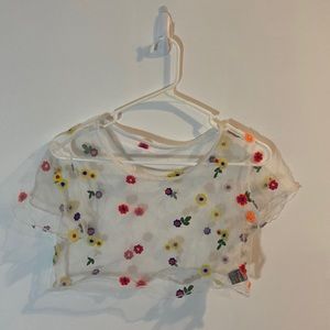 See through Flower Top